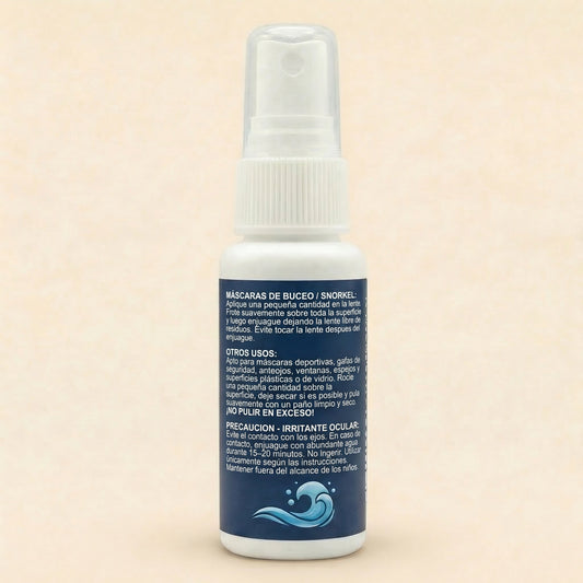 Spray Anti-Empañante Bouspray 30ml | Visión Clara para Moto, Buceo, Ski y Antiparras