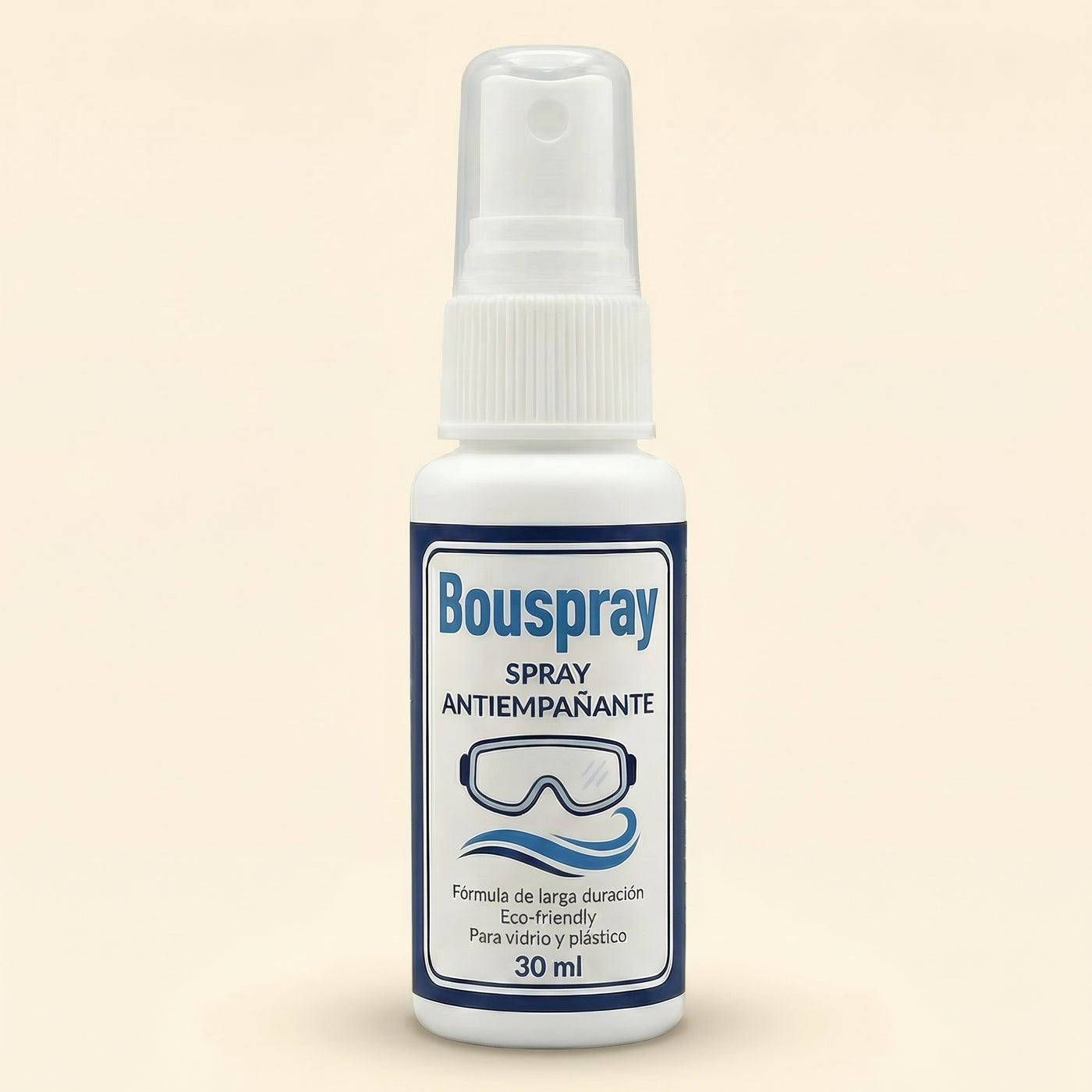 Spray Anti-Empañante Bouspray 30ml | Visión Clara para Moto, Buceo, Ski y Antiparras